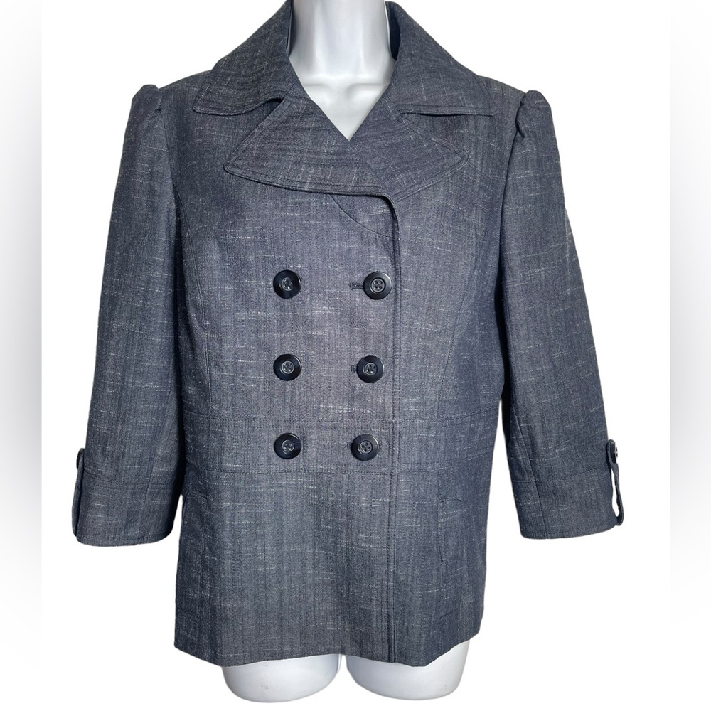 Nine West blazer size 14 classic‎ navy blue jacket with pockets 💙💙